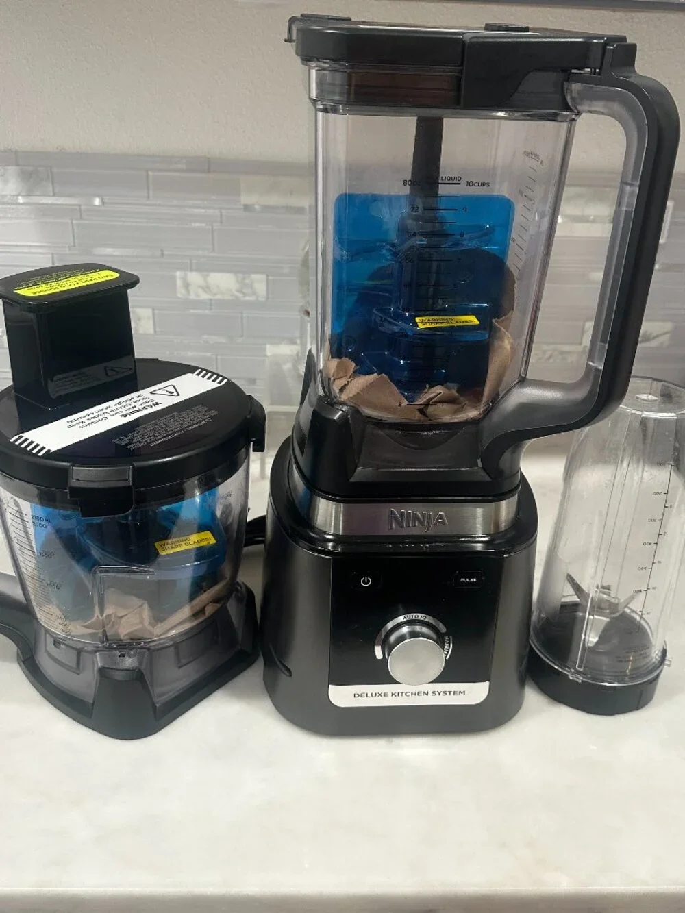 NINJA CO905KS Deluxe Blender & Kitchen System with Pitcher, Processor, Cup